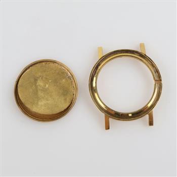 14kt GP Watch Case Pieces, 2 Pieces