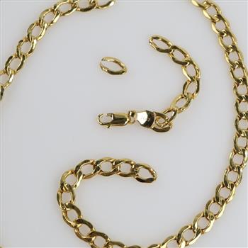 14kt Hollow Gold Necklace