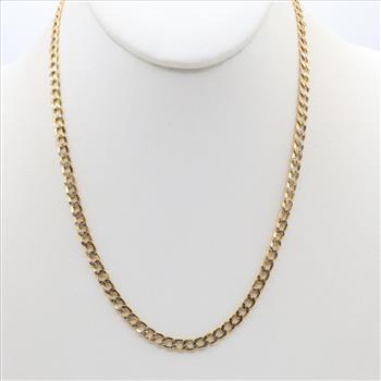 14kt Hollow Gold Necklace