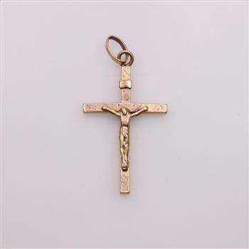 14kt Rose Gold Cross Pendant