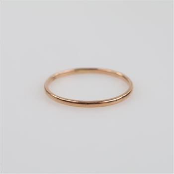 14kt Rose Gold Delicate Band