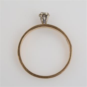14kt Rose Gold Diamond Ring