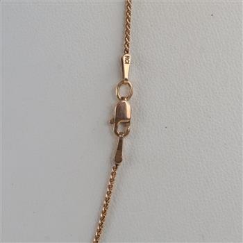 14kt Rose Gold Foxtail Chain Necklace