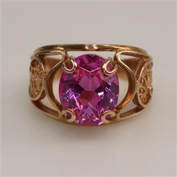 14kt Rose Gold Ruby Ring