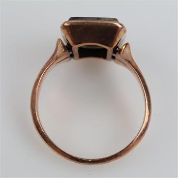 14kt Rose GP Translucent Stone Ring