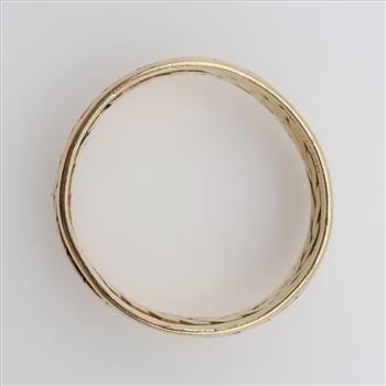 14kt Tri Color Braided Gold Band