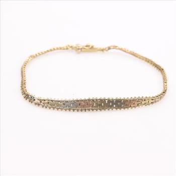 14kt Tri Color Gold Bracelet