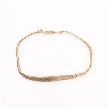 14kt Tri Color Gold Bracelet