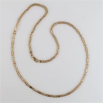 14kt Tri Color Gold Necklace