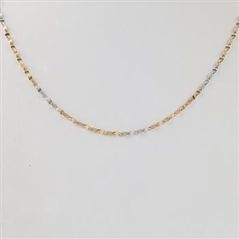 14kt Tri Color Gold Necklace