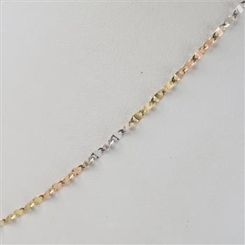 14kt Tri Color Gold Necklace
