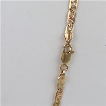 14kt Tri Colored Gold Necklace