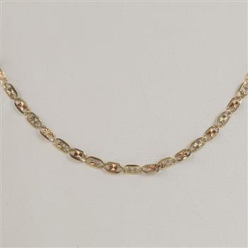 14kt Tri Colored Gold Necklace