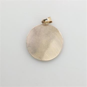 14kt Tri Colored Gold Religious Pendant