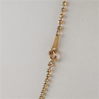14kt Tri-Color Gold Charm Necklace