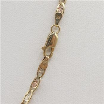 14kt Tri-Color Gold Necklace