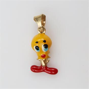 14kt Tweety Bird Pendant