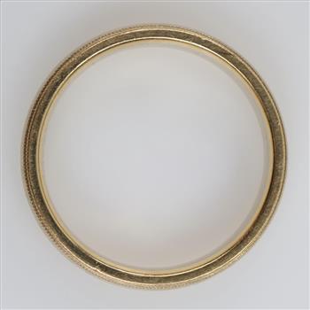 14kt Two Tone Gold Band