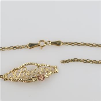 14kt Two Tone Gold Bracelet