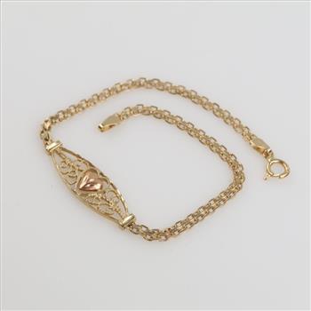 14kt Two Tone Gold Bracelet