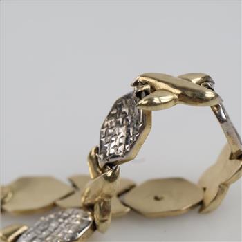 14kt Two Tone Gold Chain