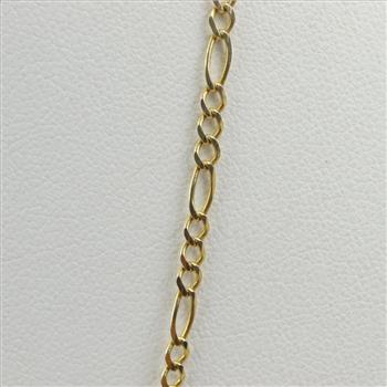 14kt Two Tone Gold Diamond Accent Name Plate Necklace