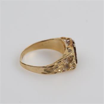 14kt Two Tone Gold Diamond Accent Ring