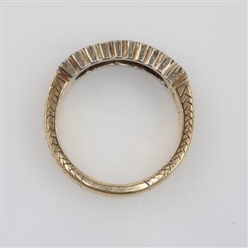 14kt Two Tone Gold Diamond Ring