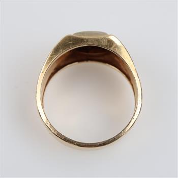 14kt Two Tone Gold Diamond Ring