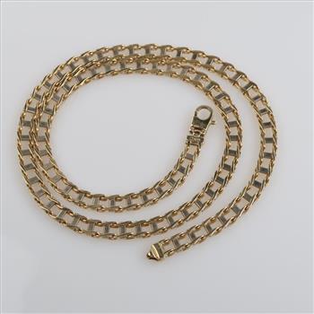 14kt Two Tone Gold Ladder Style Necklace -Evaluated By Our Certified Gemologist-AGS/GIA
