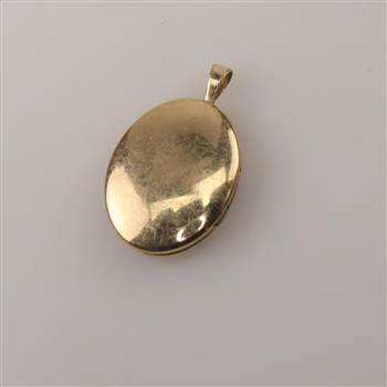 14kt Two Tone Gold Locket