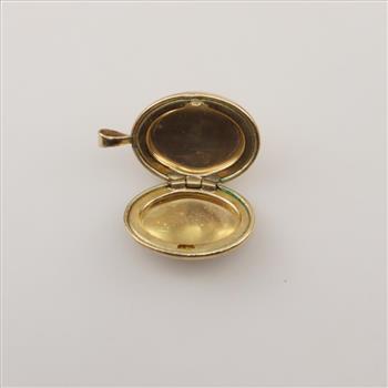 14kt Two Tone Gold Locket