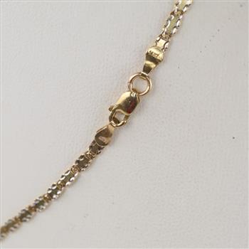14kt Two Tone Gold Necklace