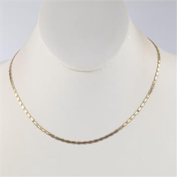 14kt Two Tone Gold Necklace
