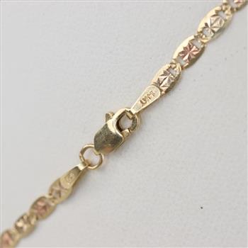14kt Two Tone Gold Necklace