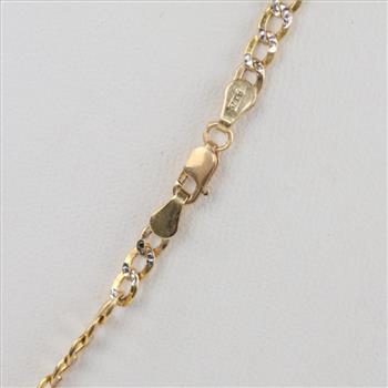 14kt Two Tone Gold Necklace