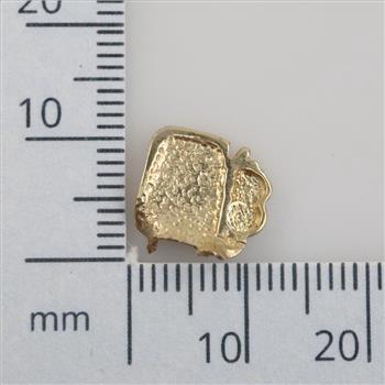 14kt Two Tone Gold Piece