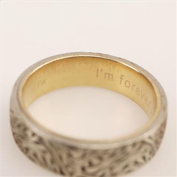 14kt Two Tone Gold Ring