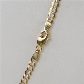 14kt Two-Tone Gold Curb Chain Necklace