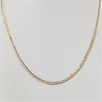 14kt Two-Tone Gold Curb Chain Necklace