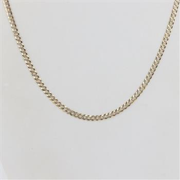 14kt Two-Tone Gold Curb Chain Necklace