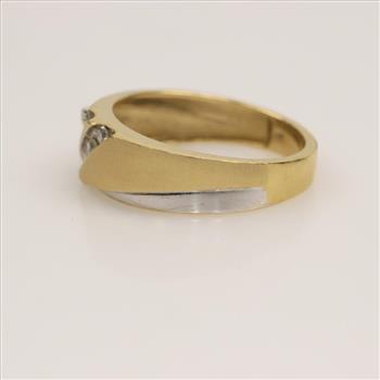14kt Two-Tone Gold Diamond Ring