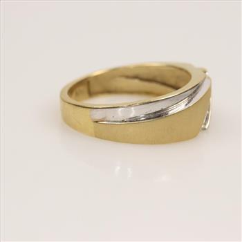 14kt Two-Tone Gold Diamond Ring