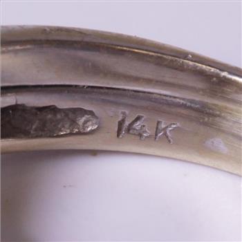 14kt White Gold 4g Diamond Engagement Ring