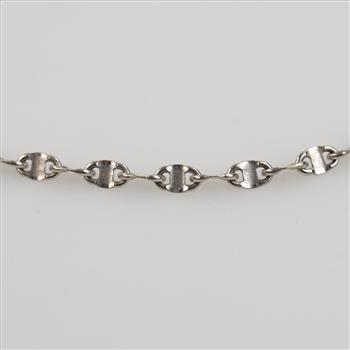 14kt White Gold Anklet