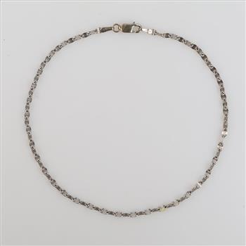 14kt White Gold Anklet