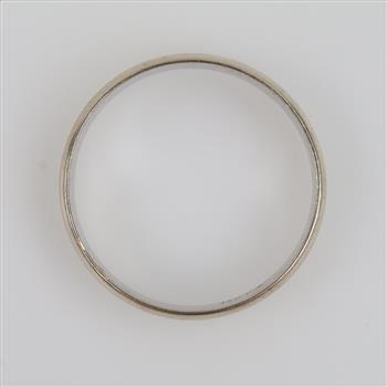 14kt White Gold Band