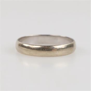 14kt White Gold Band