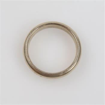 14kt White Gold Band