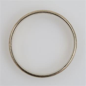 14kt White Gold Band